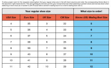 Women's Wading Boots Simms Freestone Felt Slate - Size Chart