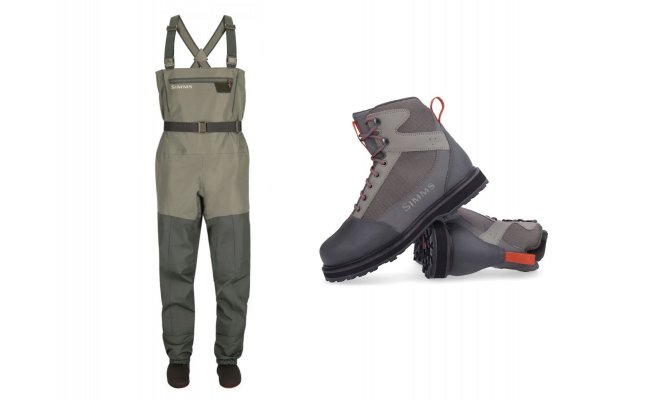 SET Waders Simms Tributary Stockingfoot Basalt + Wading Boots Rubber SET Waders Simms Tributary Stockingfoot Basalt + Wading Boots Rubber