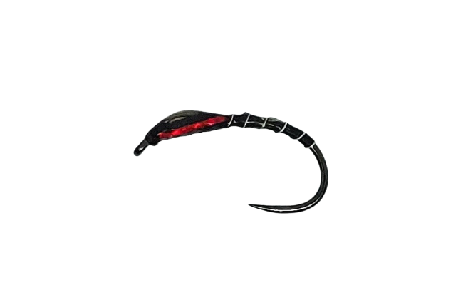 Epoxy Buzzer Black & Silver Red Cheek Epoxy Buzzer Black & Silver Red Cheek, Size 12