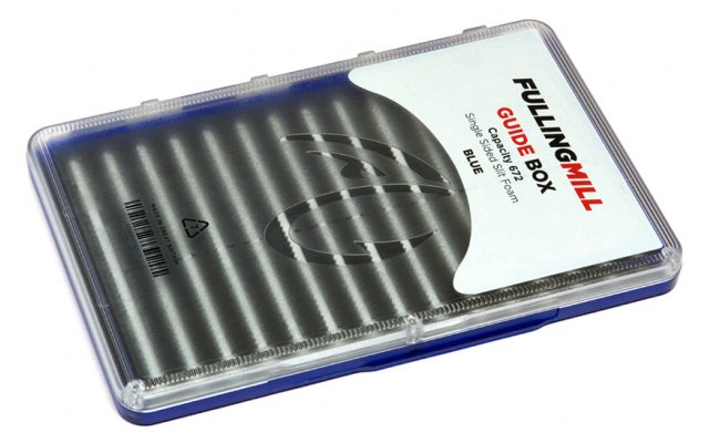 Fly Box Fulling Mill Guide Box Blue Fly Box Fulling Mill Guide Box Blue