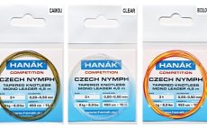 Hanák Competition Czech Nymph Tapered Knotless Mono Leader 4.5 m (choice of color variant)