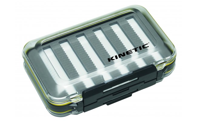 Waterproof Fly Box Kinetic Double Side Clear Waterproof Fly Box Kinetic Double Side Clear Small