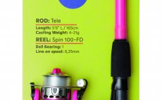 Fishing Set For Kids Little Viking Tele Combo Fuchsia