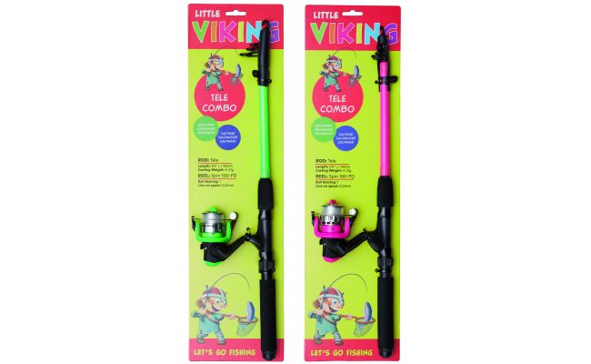 Fishing Set For Kids Little Viking Tele Combo Fishing Set For Kids Little Viking Tele Combo Green