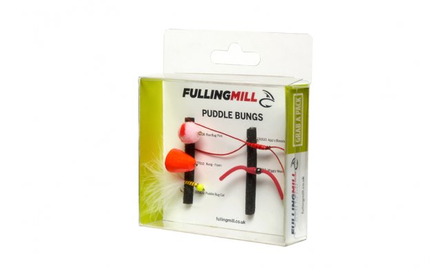 Grab A Pack Puddle Bung Selection Fulling Mill - Fly Selection Grab A Pack Puddle Bung Selection Fulling Mill - Fly Selection