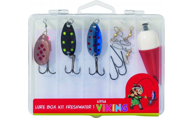 Lure Box Kit For Kids Freshwater Little Viking Lure Box Kit For Kids Freshwater Little Viking