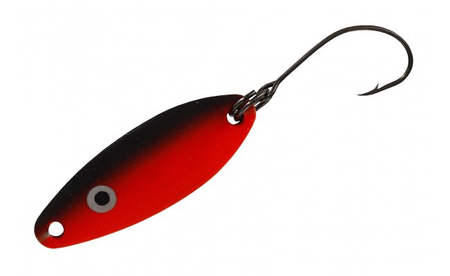 Trout Spoon Kinetic Micro Boss Orange & Black Mate Trout Spoon Kinetic Micro Boss Orange & Black Mate 1,8 g