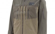 Fishing Jacket Simms G3 Guide Tactical Dark Olive - Front Side