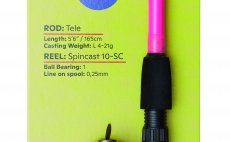 Fishing Set For Kids Little Viking SC Tele Combo Fuchsia