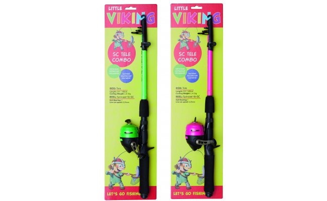 Fishing Set For Kids Little Viking SC Tele Combo Fishing Set For Kids Little Viking SC Tele Combo Green