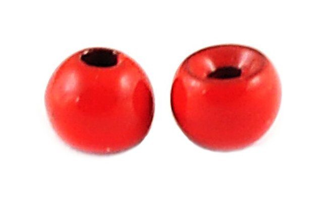 Tungsten Beads Knapek Hooks COLOR Regular Fluo Red Tungsten Beads Knapek Hooks COLOR Regular Fluo Red 2,0 mm, 10 pcs