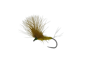 CDC Mayfly Golden Olive B/L CDC Mayfly Golden Olive B/L, Size 14