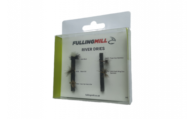 Grab A Pack River Dry Flies Fulling Mill - Fly Selection Grab A Pack River Dry Flies Fulling Mill - Fly Selection