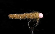 Chenille Hends MOP Chenille Golen Olive