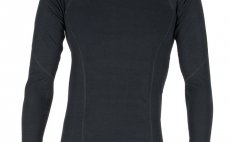 Functional LS Shirt Sensor Merino DF Black - Front Side