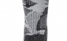 Merino Midweight Hiker Sock Simms Hex Flo Camo Carbon - Back Side