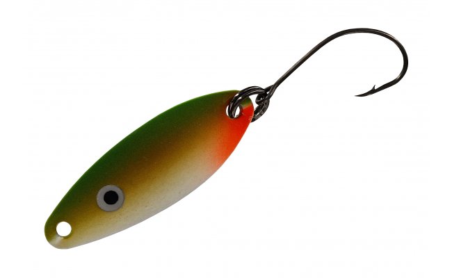 Trout Spoon Kinetic Micro Boss Green & Pearl Flesh Mate Trout Spoon Kinetic Micro Boss Green & Pearl Flesh Mate 1,8 g