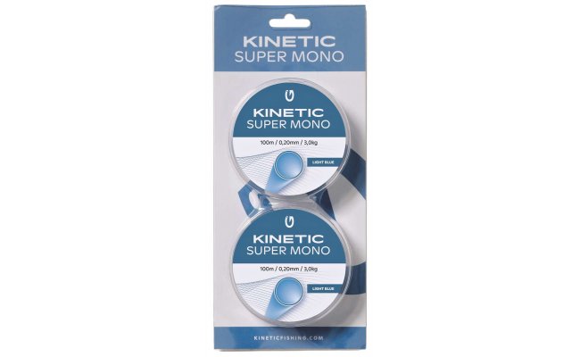 Copolymer Tippet Kinetic Super Mono 2 x 100 m Copolymer Tippet Kinetic Super Mono 2 x 100 m 0,20 mm - 3,0 Kg