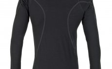 Functional LS Shirt Sensor Merino Active Black - Back Side
