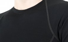 Functional LS Shirt Sensor Merino Active Black - Collar