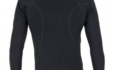 Functional LS Shirt Zipper Sensor Merino DF Black - Back Side