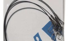 Steel Wires Kinetic Pike Leaders Black