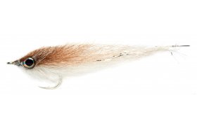 Salty Mullet Tan & White Salty Mullet Tan & White, Size 1/0