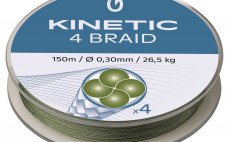 Braided Fishing Line Kinetic 4 Braid 150 m Dusty Green