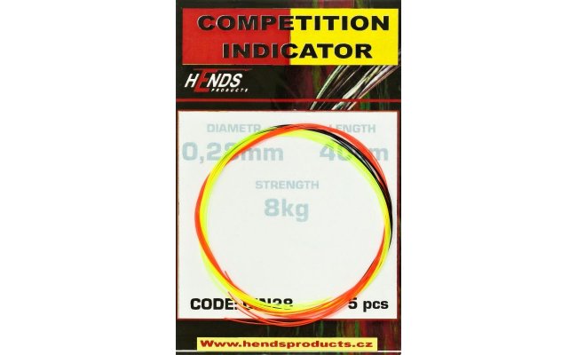 Bicolour Competition Indicator Hends 40 cm Bicolour Competition Indicator Hends 40 cm, 0.18 mm, 2.0 kg