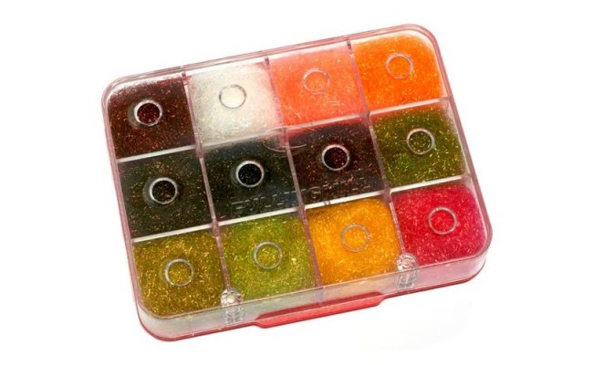 Dubbing Box Fulling Mill Tactical Microflash Dubbing Selection Dubbing Box Fulling Mill Tactical Microflash Dubbing Selection - Mix 12 Colors