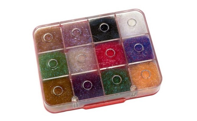 Dubbing Box Fulling Mill Tactical Microflash UV Dubbing Selection Dubbing Box Fulling Mill Tactical Microflash UV Dubbing Selection - Mix 12 Colors