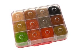 Dubbing Box Fulling Mill Ultra Dry Dubbi ... Dubbing Box Fulling Mill Ultra Dry Dubbing Selection - Mix 12 Colors