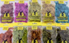 Packaging of dyed partridge feathers