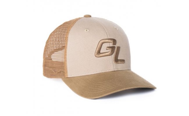 Fishing Cap Guideline GL Logo Vintage Khaki Fishing Cap Guideline GL Logo Vintage Khaki