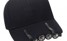 Fishing Cap Light Leichi 5 LED Black