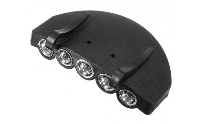 Fishing Cap Light Leichi 5 LED Black Fishing Cap Light Leichi 5 LED Black