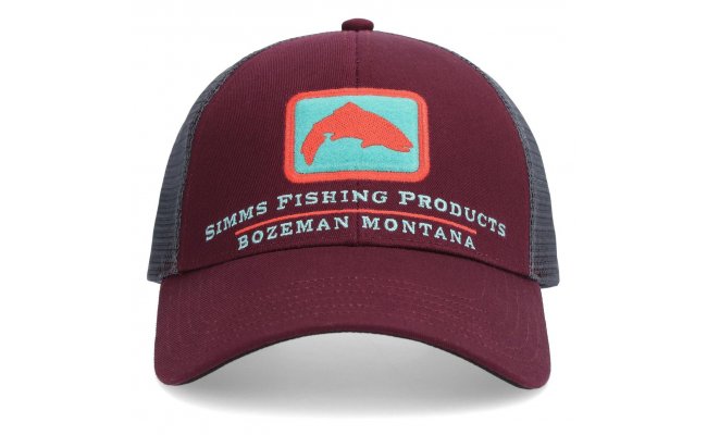 Fishing Cap Simms Single Haul Small Fit Trucker Mulberry Fishing Cap Simms Single Haul Small Fit Trucker Mulberry