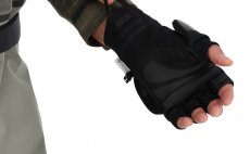 Fishing Gloves Simms Windstopper Foldover Mitt Black