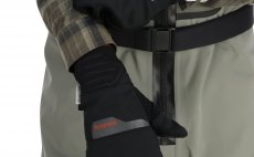 Fishing Gloves Simms Windstopper Foldover Mitt Black