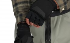 Fishing Gloves Simms Windstopper Foldover Mitt Black