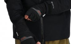 Fishing Gloves Simms Windstopper Half-Finger Black