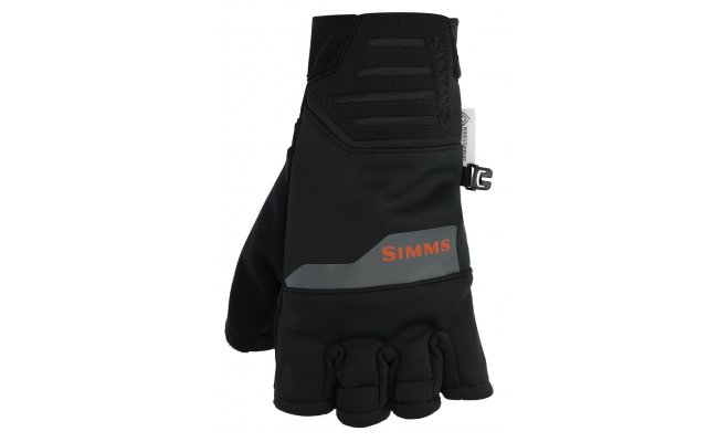 Fishing Gloves Simms Windstopper Half-Finger Black Fishing Gloves Simms Windstopper Half-Finger Black XS