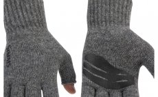 Fishing Gloves Simms Wool 1/2 Finger Steel