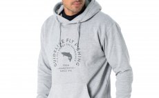 Fishing Hoodie Guideline Scandi Grey Melange