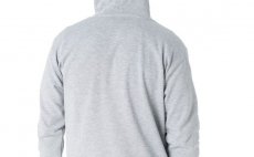 Fishing Hoodie Guideline Scandi Grey Melange