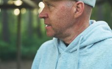 Fishing Hoodie Guideline Scandi Grey Melange