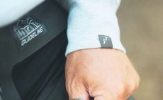 Fishing Hoodie Guideline Scandi Grey Melange