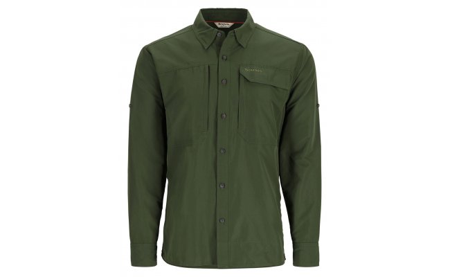 Fishing Shirt Simms Guide Riffle Green Fishing Shirt Simms Guide Riffle Green S