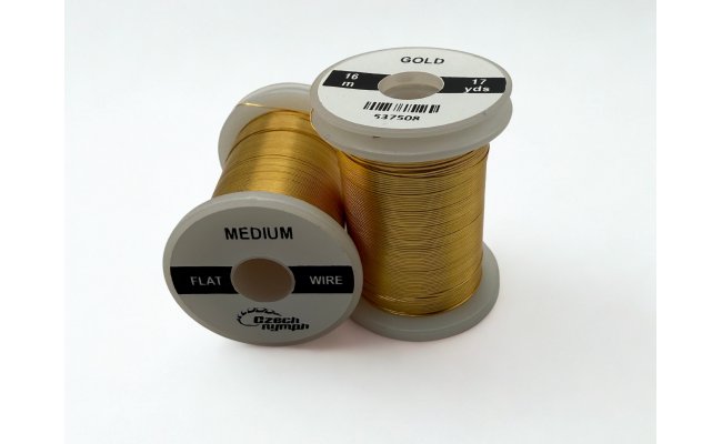 Flat Colour Wire CzechNymph Medium Flat Colour Wire CzechNymph Medium Silver