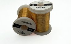 Flat Colour Wire CzechNymph Ultrafine Gold